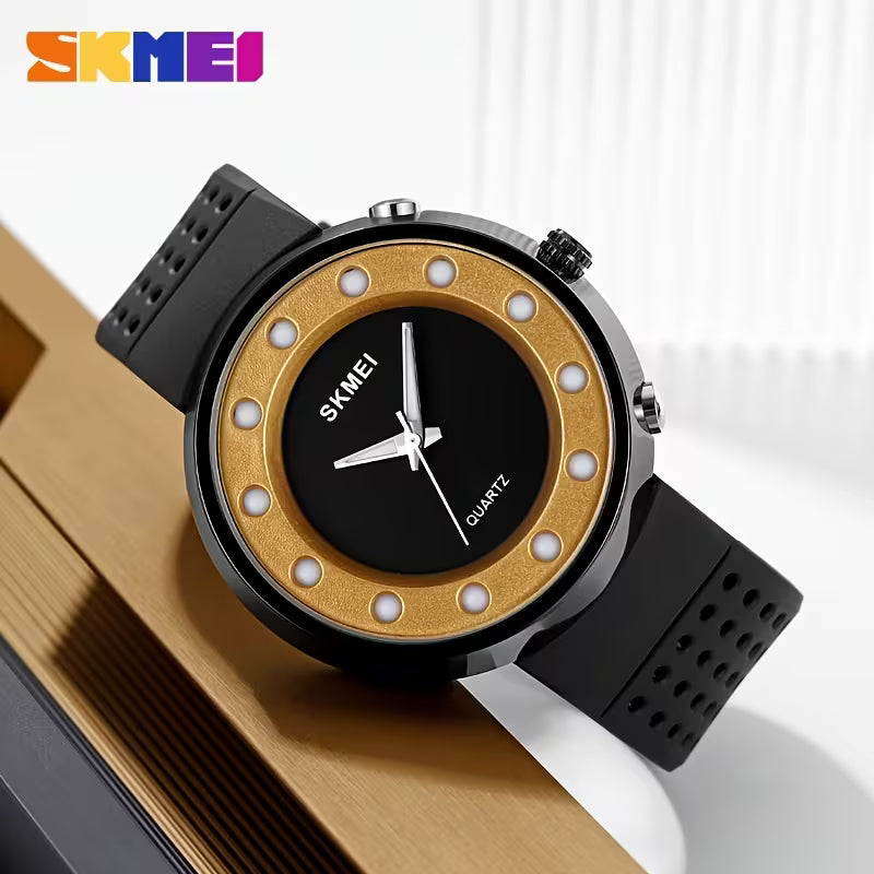 Montre Stylée Élégante et Résistante avec Bracelet en Silicone Souple pour Hommes