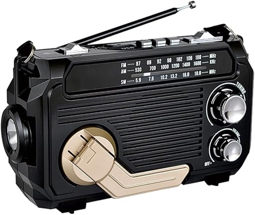 Radio essentielle multifonctionnelle rechargeable 7234