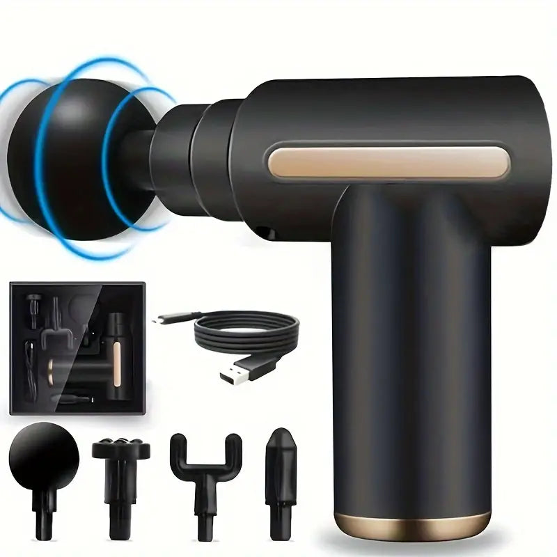 Pistolet de Massage Portable Rechargeable