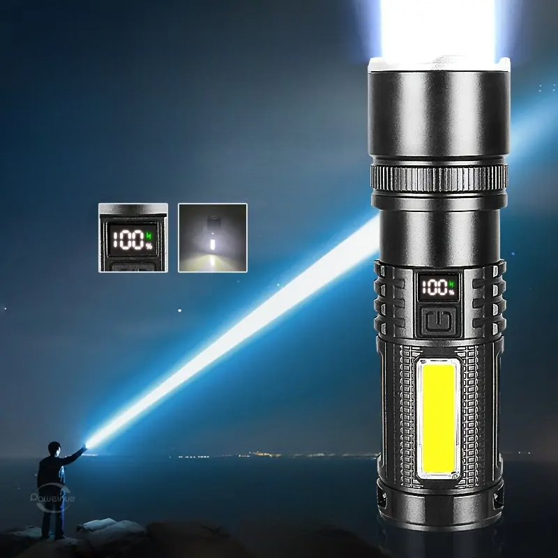 Lampe de Poche Rechargeable Multifonction