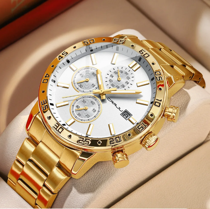 Montre de prestige en acier inoxydable pour homme