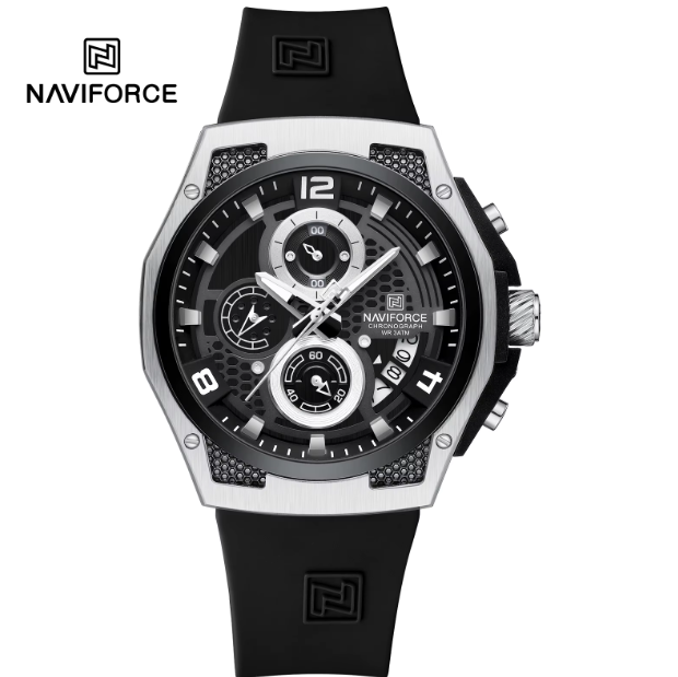 Montre Moderne avec Bracelet en Silicone Confortable