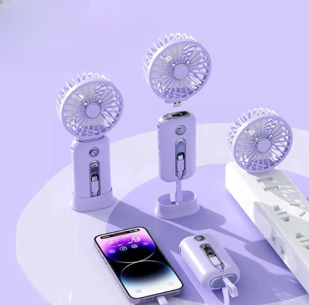 Mini ventilateur et chargeur rapide