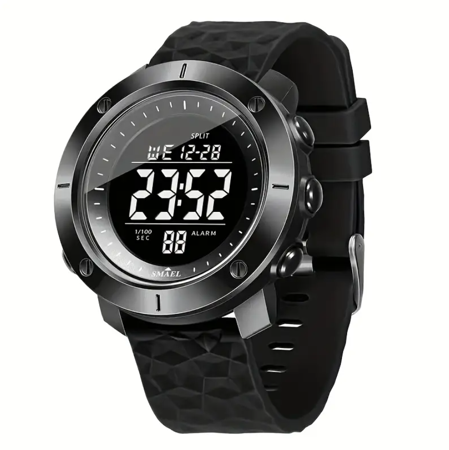 Montre Sportive avec Bracelet en Silicone