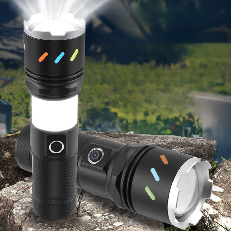Lampe de Poche Puissante Multifonction