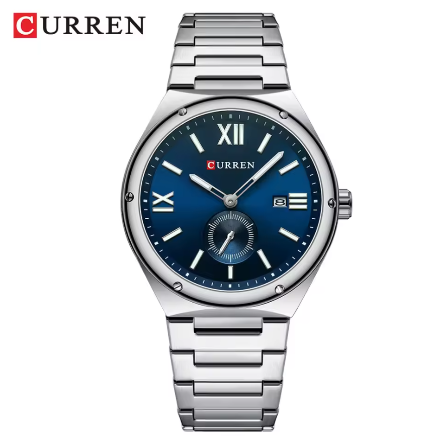 Montre Luxueuse avec Bracelet en Acier Inoxydable