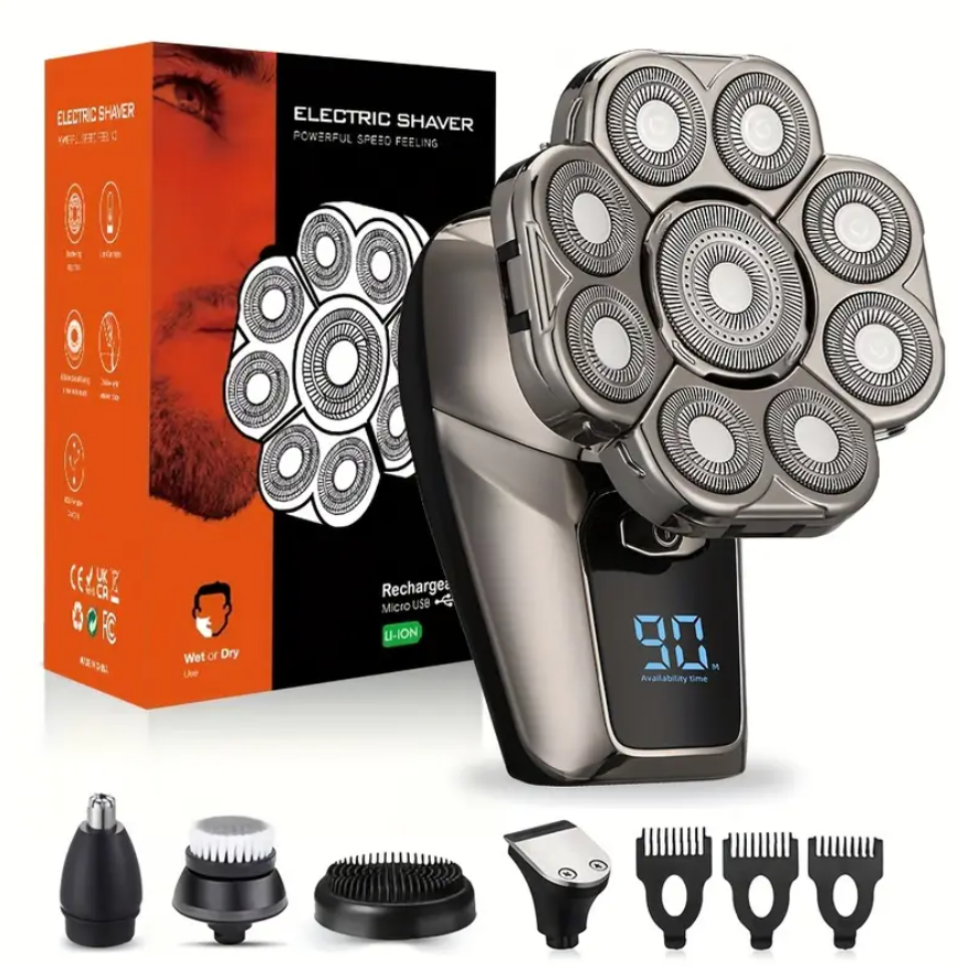 Rasoir Tranchant à Têtes Interchangeables