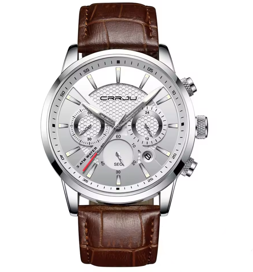 Montre Luxueuse en Cuir Raffiné