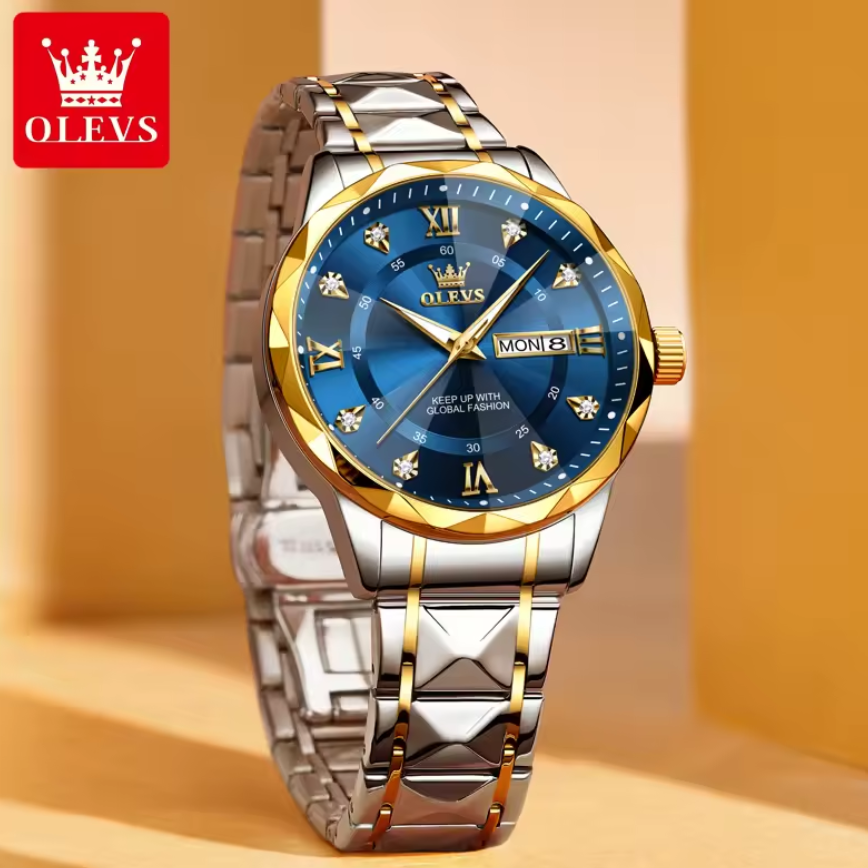 Montre de Luxe Résistante en Acier inoxydable