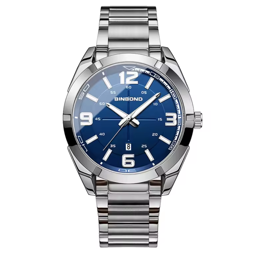 Montre Prestige Élégante en Acier Inoxydable