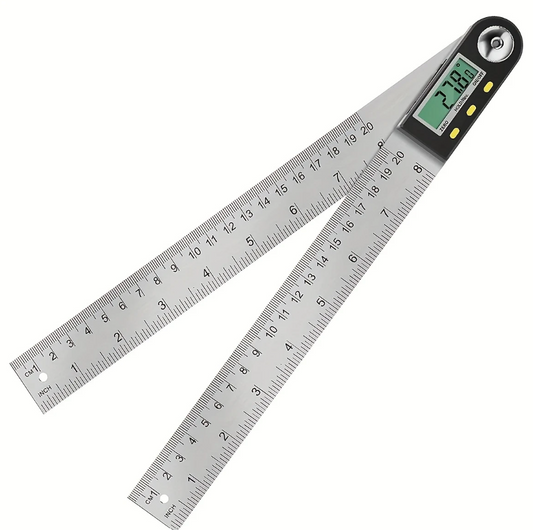 Rapporteur d’angle digital avec règle intégrée