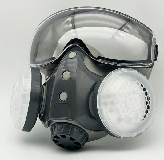 Masque Respiratoire avec Lunettes de Protection