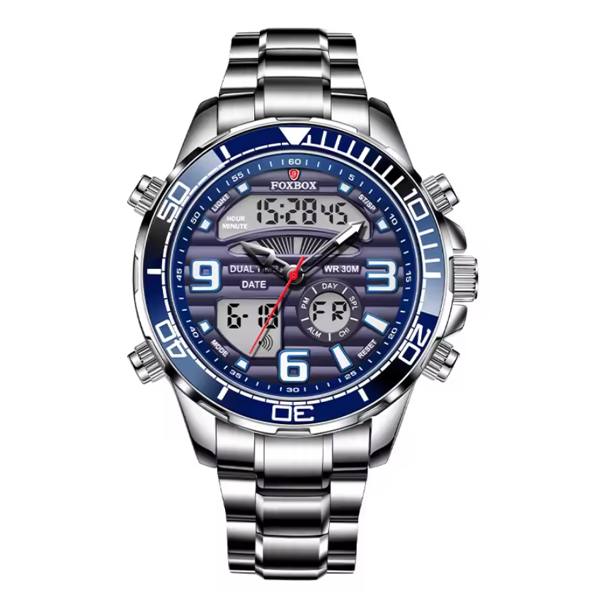 Montre Luxueuse Intemporel avec Bracelet en Acier Inoxydable