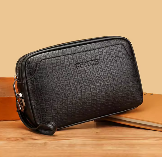 Sac à Main en Cuir Véritable pour Hommes