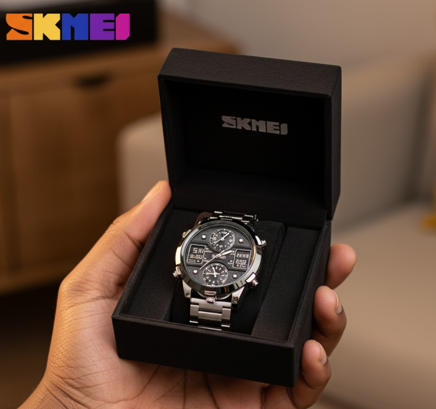 Montre Moderne Durable en Acier Inoxydable