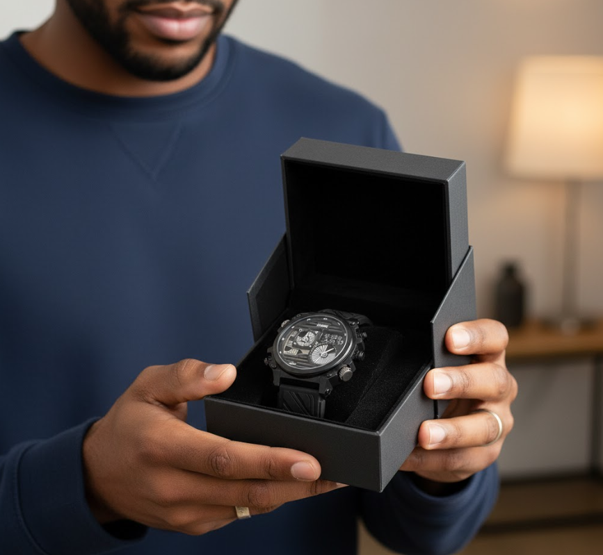 Montre Élégante avec Bracelet en Silicone Souple