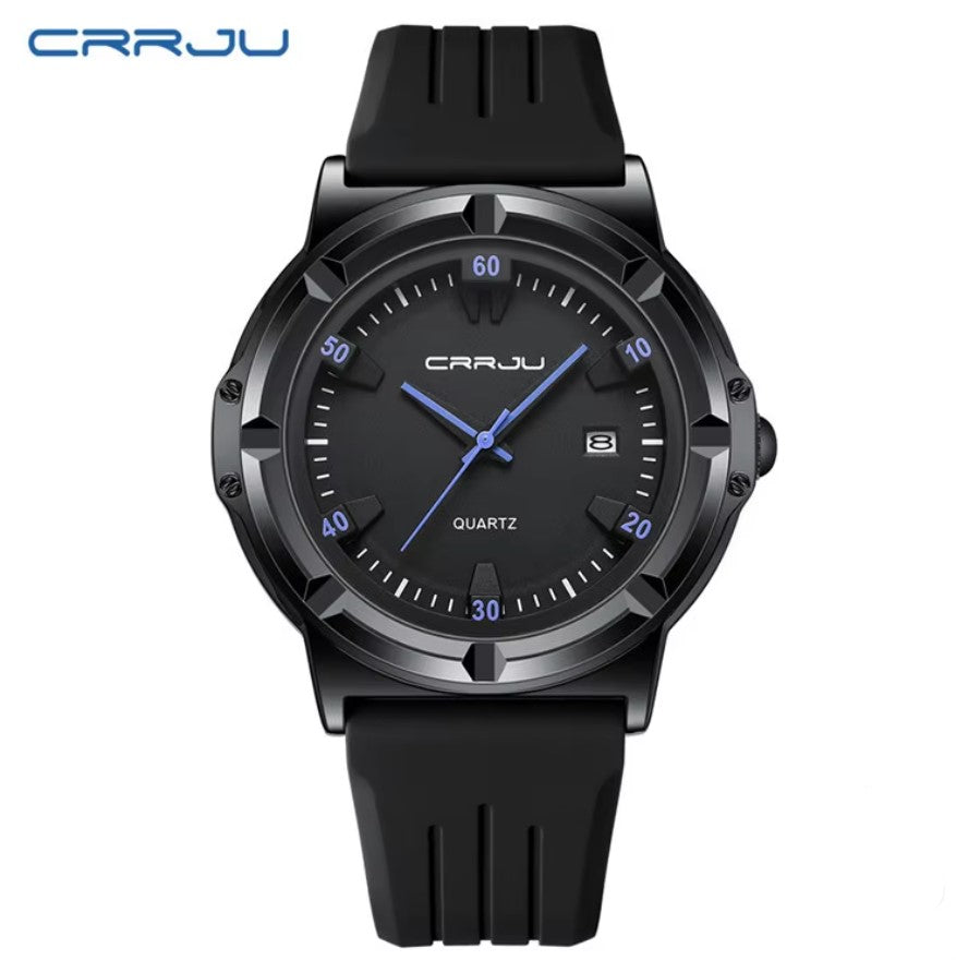 Montre Élégante au Design Moderne avec Bracelet en Silicone Confortable