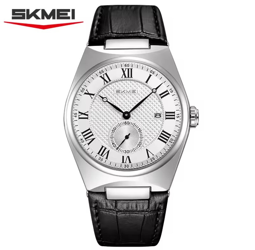 Montre Élégante avec Bracelet en Cuir Ultra Confortable pour Hommes Classiques