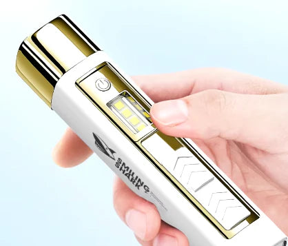 Lampe de Poche Ultra-Lumineuse Rechargeable et Multifonction