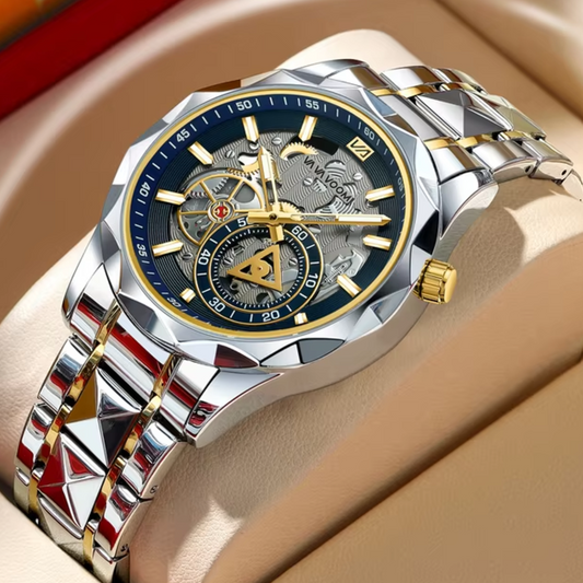 Montre à Quartz de Luxe pour Hommes