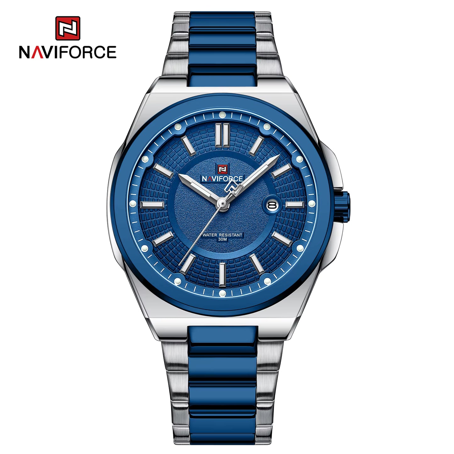 Montre Prestigieuse au Design Élégant avec Bracelet en Acier pour Hommes