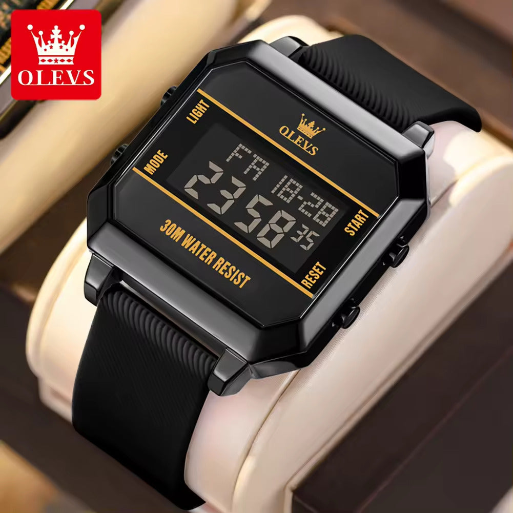 montre de luxe numérique pour hommes CR6NE
