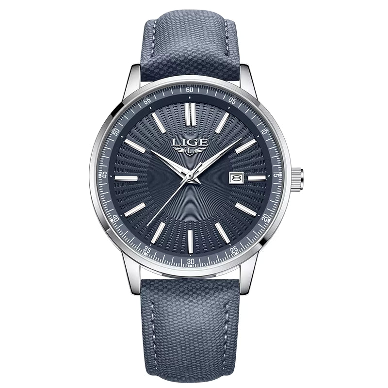 Montre Élégante au Design Intemporel avec Bracelet en Cuir Raffiné