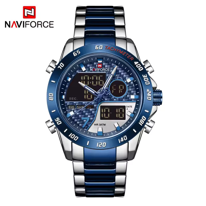 Montre Haut de Gamme avec Bracelet en Acier Inoxydable pour Hommes