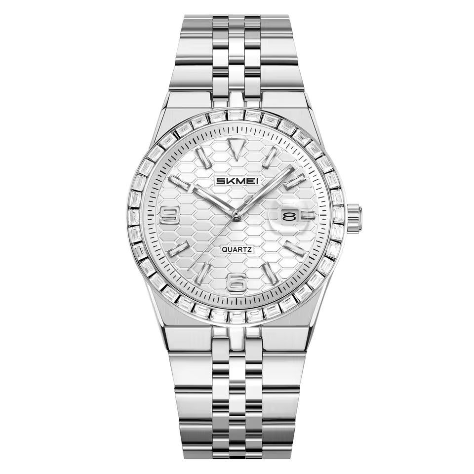 Montre Exceptionnelle et Moderne avec Bracelet en Acier Inoxydable pour Hommes