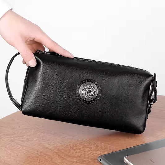Sac à main en cuir pour homme