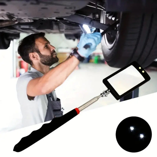 Miroir d'Inspection LED Extensible et Rotatif