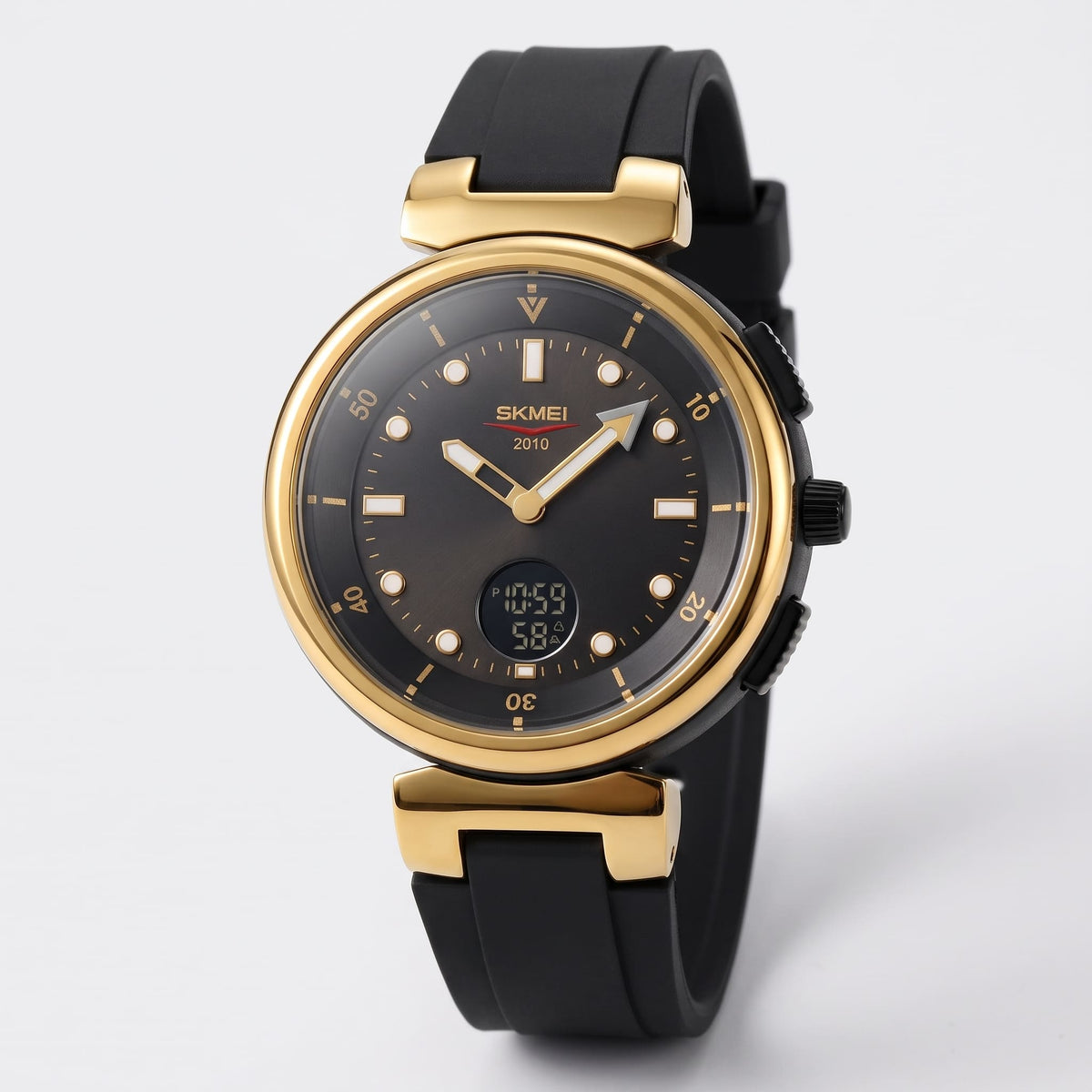 Montre Homme Distinguée à Double Affichage avec Bracelet en TPU