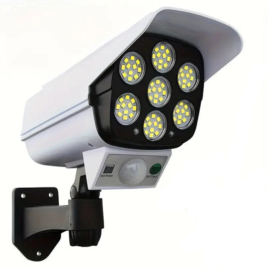 Lampe Solaire Caméra Factice Rechargeable