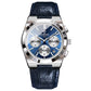 Montre Élégante et Pratique avec Bracelet en Cuir Raffiné et Confortable pour Hommes