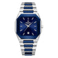 Montre Carrée Royale en Acier Inoxydable d'un Style Moderne et Raffiné