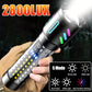 Lampe de poche zoomable rechargeable