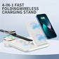 Station de charge rapide sans fil pliable 4 en 1 4581