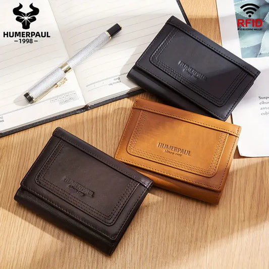 Portefeuille en Cuir avec Protection RFID