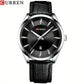 Montre Classique Élégante avec Bracelet en Cuir Confortable pour Hommes