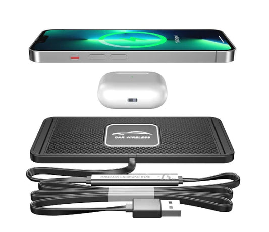 Chargeur Sans Fil de Voiture Polyvalent en Silicone
