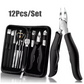 Kit de Soin Manucure Professionnelle (12 pièces)