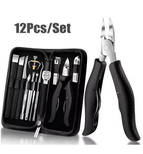 Kit de Soin Manucure Professionnelle (12 pièces)