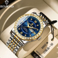 montre de luxe en acier inoxydable pour hommes 2697