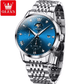 Montre de luxe en acier inoxydable pour homme 4361
