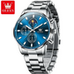 montre de luxe à chronographe étanche pour hommes 4672