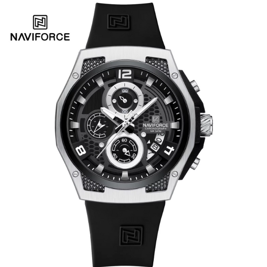 Montre Moderne avec Bracelet en Silicone Confortable