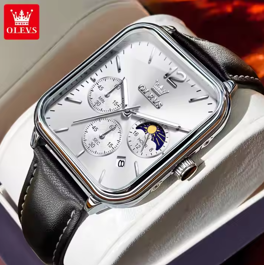 Montre de luxe lumineuse pour hommes 5123