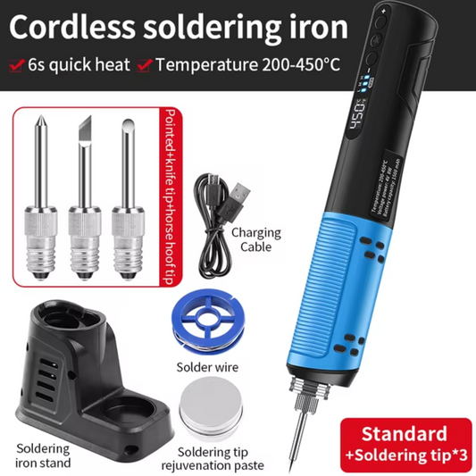 Fer à Souder Rechargeable avec Lumière Intégrée