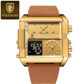 Montre Carrée Élégante et Robuste