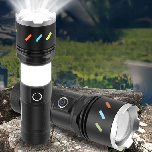Lampe de Poche Puissante Multifonction